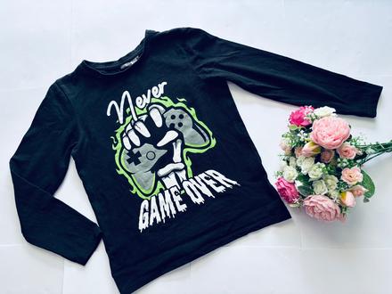 Triko černé - v.122/128, 122