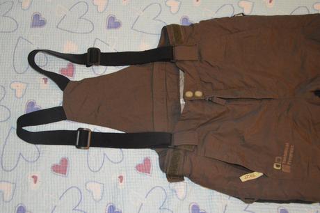 128 zimní lyžařská bunda oteplené kalhoty, 128