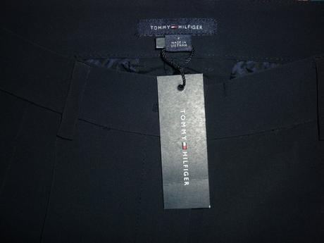 Navy - tmavě modré dámské kalhoty tommy hilfiger, tommy hilfiger,xs