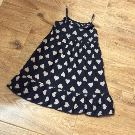 Srdíčkové bavlněné letní šaty, young dimension,104
