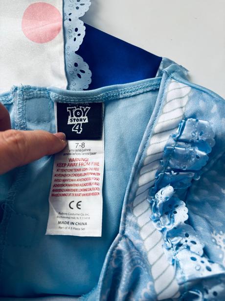 K1/ kostým toy story pastiřka - v.7/8 let, 