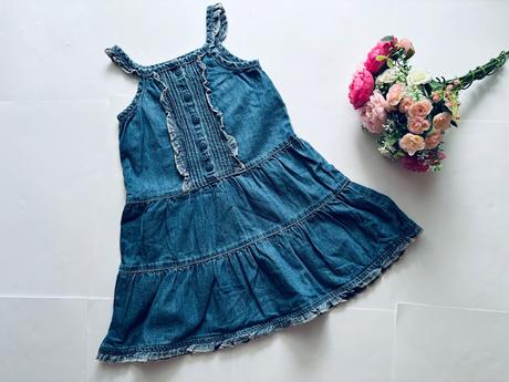 Ob/ šaty džínové- v. 2/3 roky, george,98