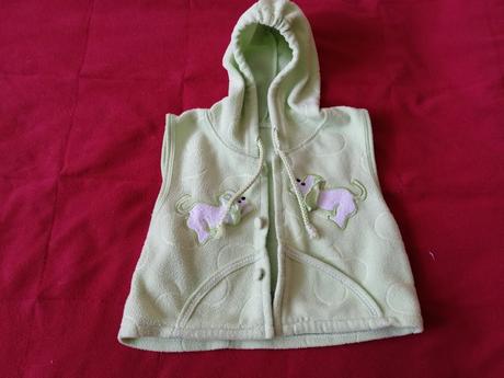 Dětská vesta s kapucí, 92
