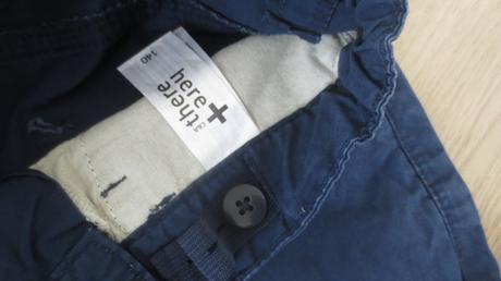 Plátěné kraťasy modré c&a, c&a,140