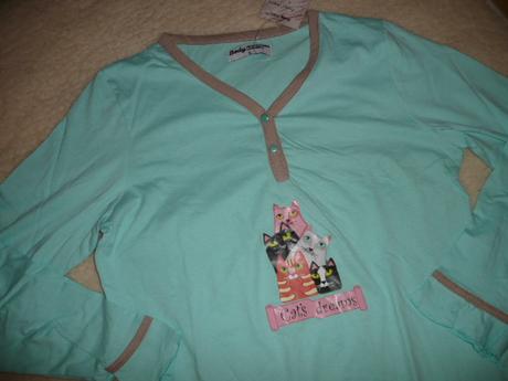 Pyžamo noční košilka košile, l / m / s