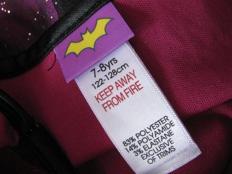 Karneval-šaty batman girl, 