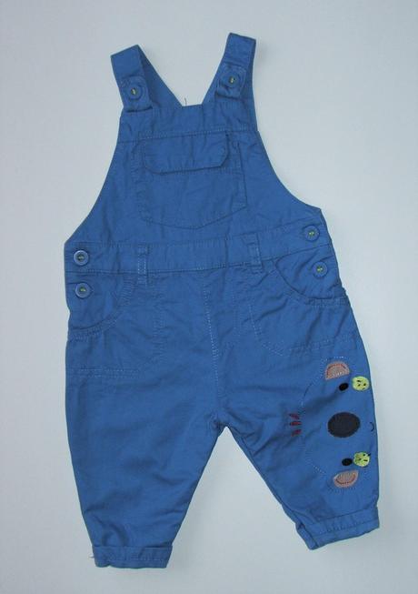 L231 plátěné kalhoty s laclem vel. 62, mothercare,62