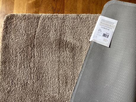 Koupelnový koberec béžový 60x100 cm, 