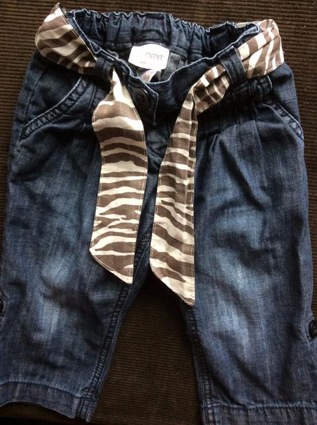 Riflové kalhoty roll-up zn. next, next,74