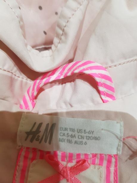 Dívčí bunda značky h&m. velikost 5-6 let., h&m,110