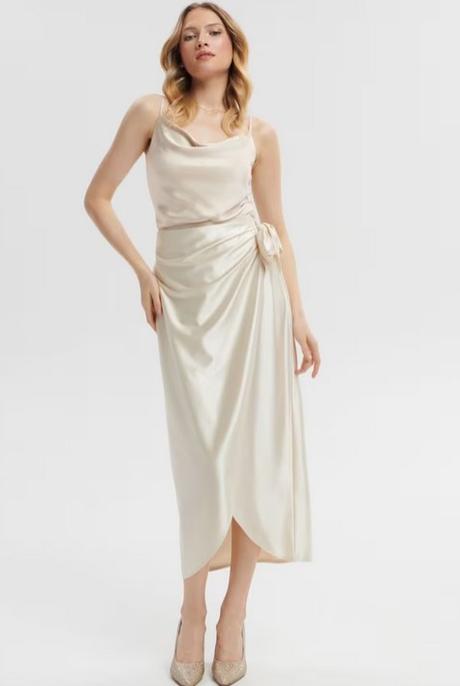 Antická sukně s dekorativním uzlem, sinsay,l