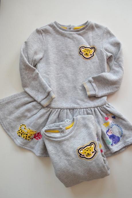 Teplé šatičky 2ks, marks & spencer,110