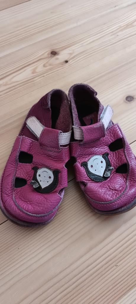 Růžové barefoot sandály, tikki,27