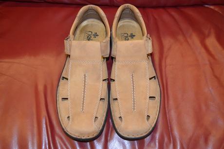 Kožené boty zn. rieker vel.45 - pouze vyzkoušené, rieker,45