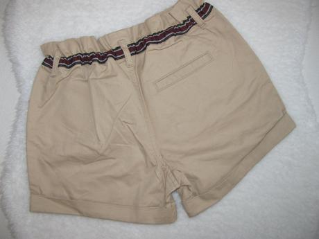 Dívčí béžové bavlněné šortky, 128