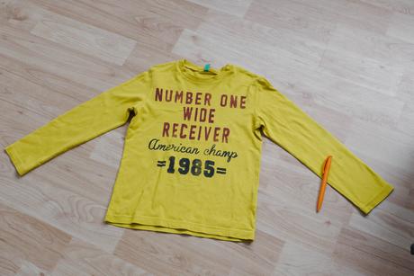 Zlute tricko benetton, benetton,128