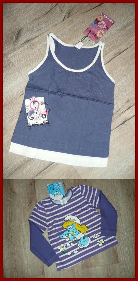 Tričko tunika šmoulinka a kenvelo tílko vel 98, kenvelo,98