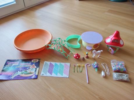 Kouzelná svítící zahrádka s vílami top stav +dárky,