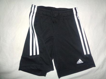 Černé funkční šortky adidas 7-8 let, adidas,128
