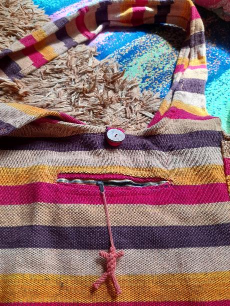 Taška kabela pruhovaná ezoterická, pytel,