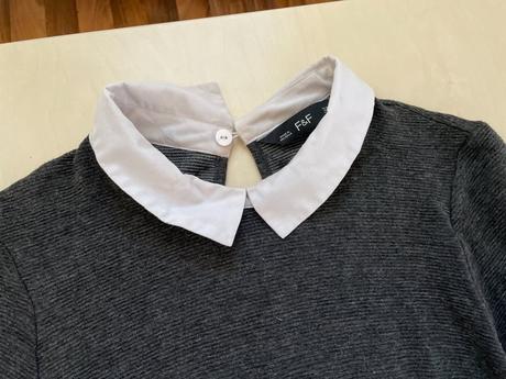 Svetrové šaty s límcem, vel l, ff, l