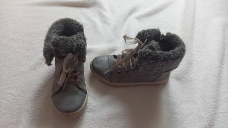 Kotníčkové boty s kožíškem, f&f,31