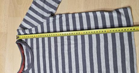 Tričko s dl. rukávem pruhované, 122