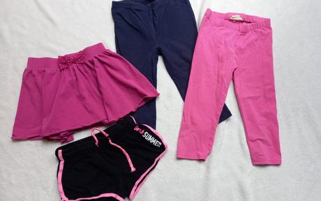 Set legín, kraťas a sukně - cena celkem, h&m,116