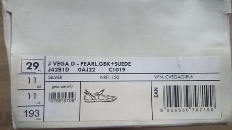 Dívčí baleríny zn. geox, vel. 29, geox,29
