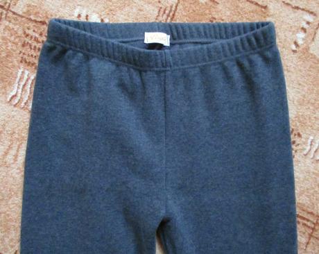 Dámské zimní termo legíny šedé bambusové s 36, s