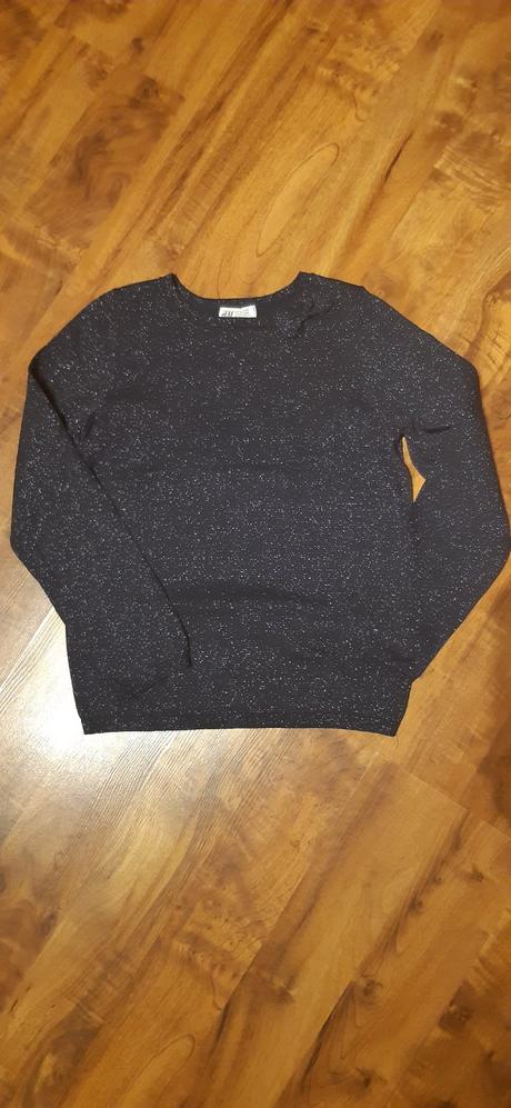 Dívčí svetřík h&m 134/140 tmavě modrý, h&m,134