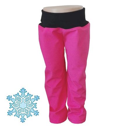 Zimní kalhoty s medvídkovou podšívkou, 80 - 152