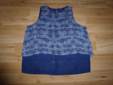 Elegantní top bez rukávů, vel.48, 48