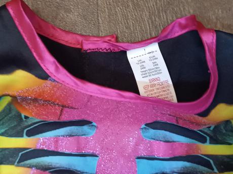 Kostým kostlivec, halloween, vel.80/92 (1-2 roky), 