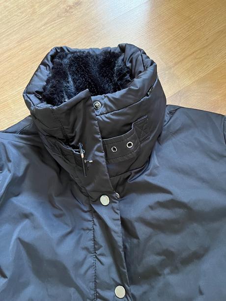 Kvalitní, teplý, péřový kabát zara, vel s, zara,s