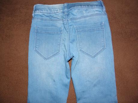 Riflové / džínové jeggíny zn. dopodopo vel.128, dopodopo,128