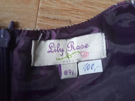 Teplejší šaty, vel 134, lily rose, 134