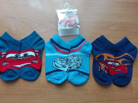Ponožky cars 3 pack vel.23-27, disney,23 / 24 / 25 / 26