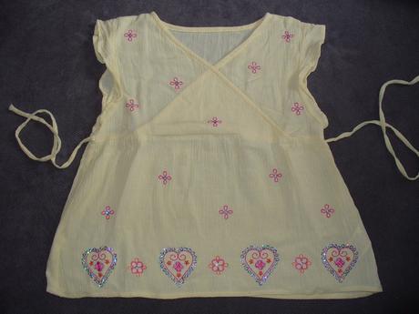 Luxusní halenka zn. marks & spencer vel. 122/128, marks & spencer,122