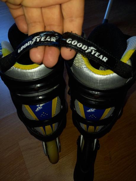 Dětské kolečkové brusle goodyear vel. 34-37, 34
