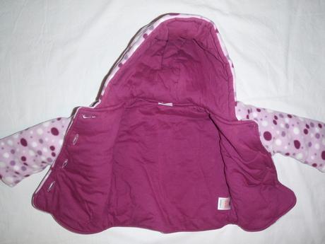 Nádherný teploučký zimní flízový kabát, cherokee,86