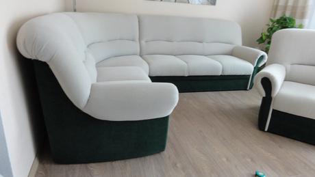 Rohová sedací souprava a křeslo, 