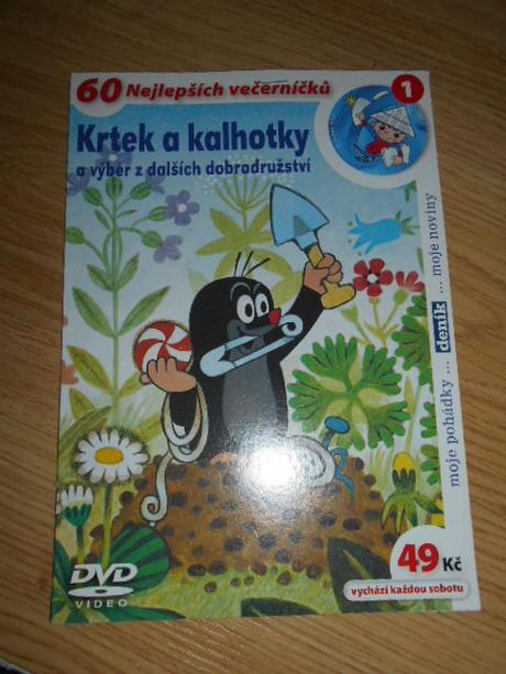 Dvd s pohádkami 10ks,