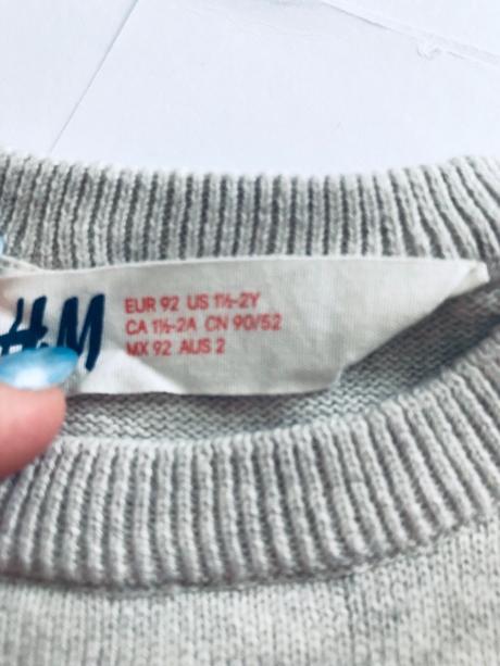 Svetr slabší - v.18/24 měs., h&m,92