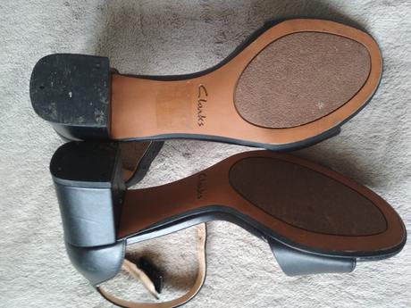 Černé dámské kožené boty 37 clarks, clarks,37