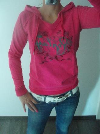 Růžová mikina replay, replay,m