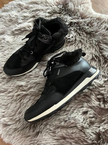 Kožené zimní boty, geox,37