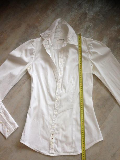 Bílá košile blůza replay xsmall vel.36 kamínky, replay,36