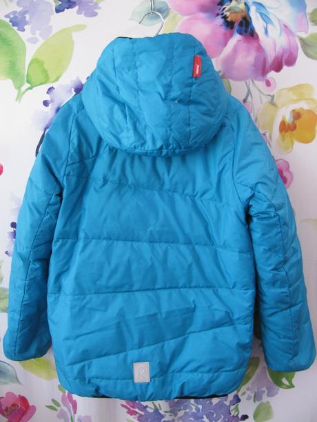 Péřová oboustranná zimní bunda s kapucí reima, reima,140