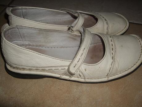 Kožené baleríny, baťa,37